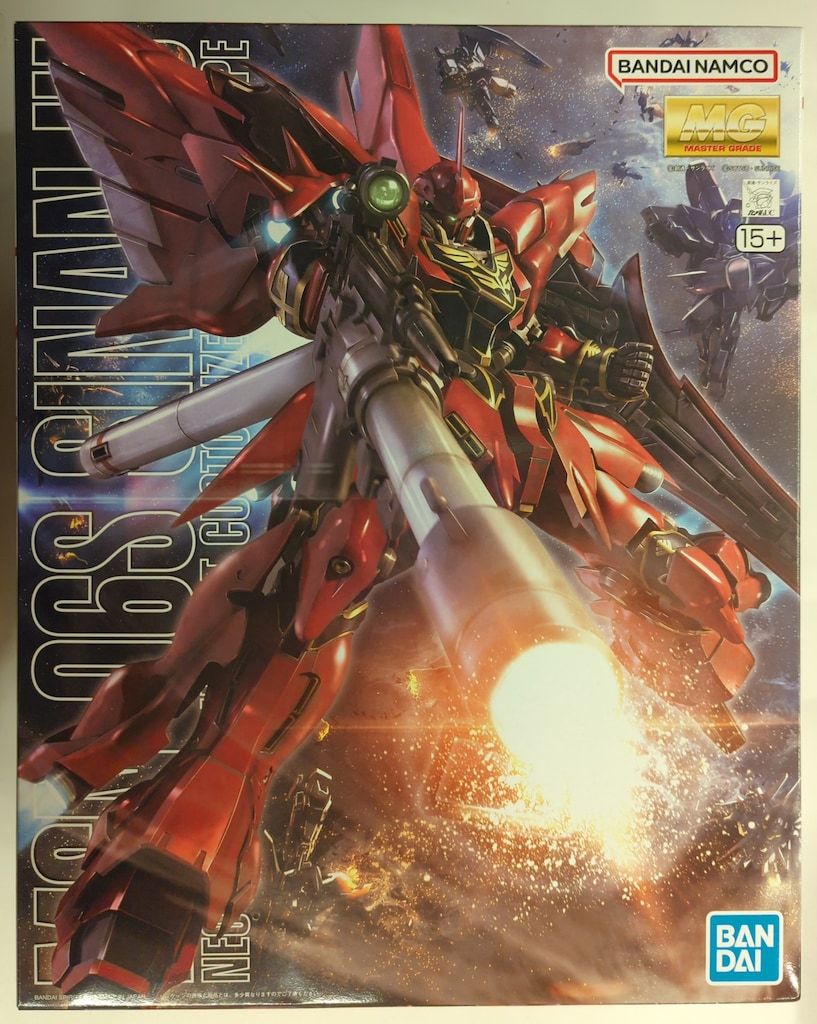 BANDAI SPIRITS MG 1/100 バンダイナムコ版 シナンジュ(アニメver) 15+表記