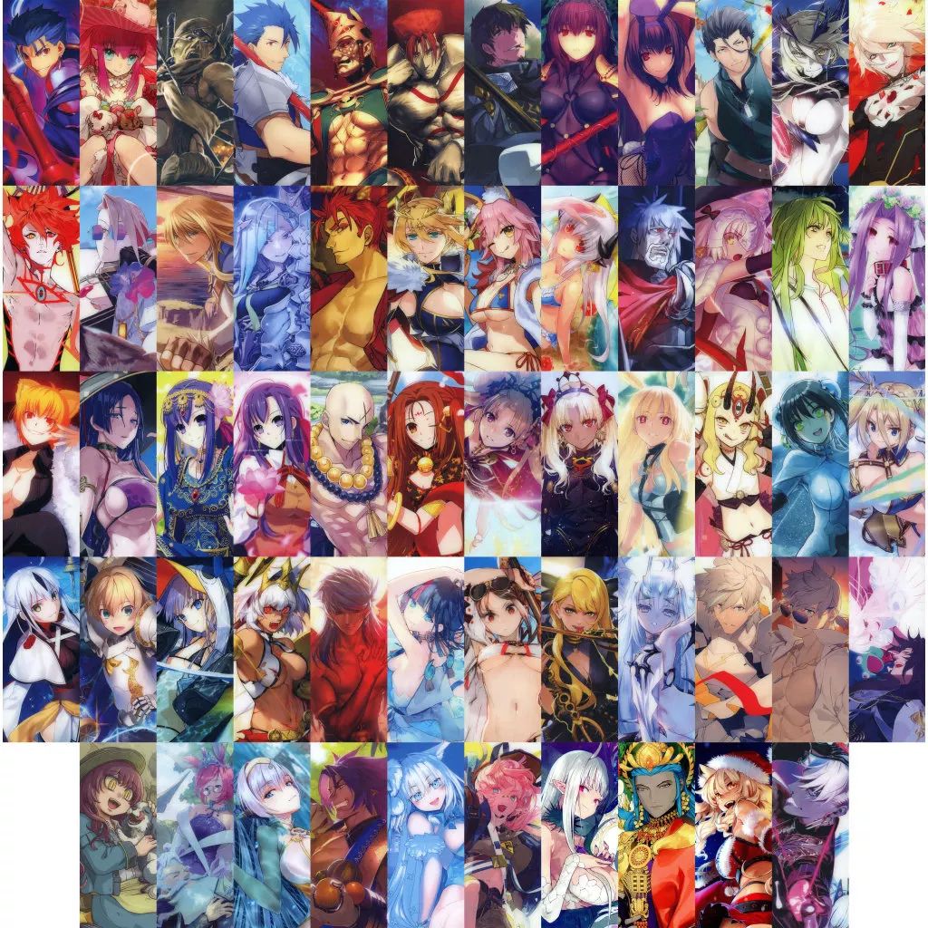 【中古】キャラカード 全58種セット 「Fate/Grand Order Servant Art Chronicle -最終再臨展- ランダム編成画面風カード(ランサー)」 21,300円