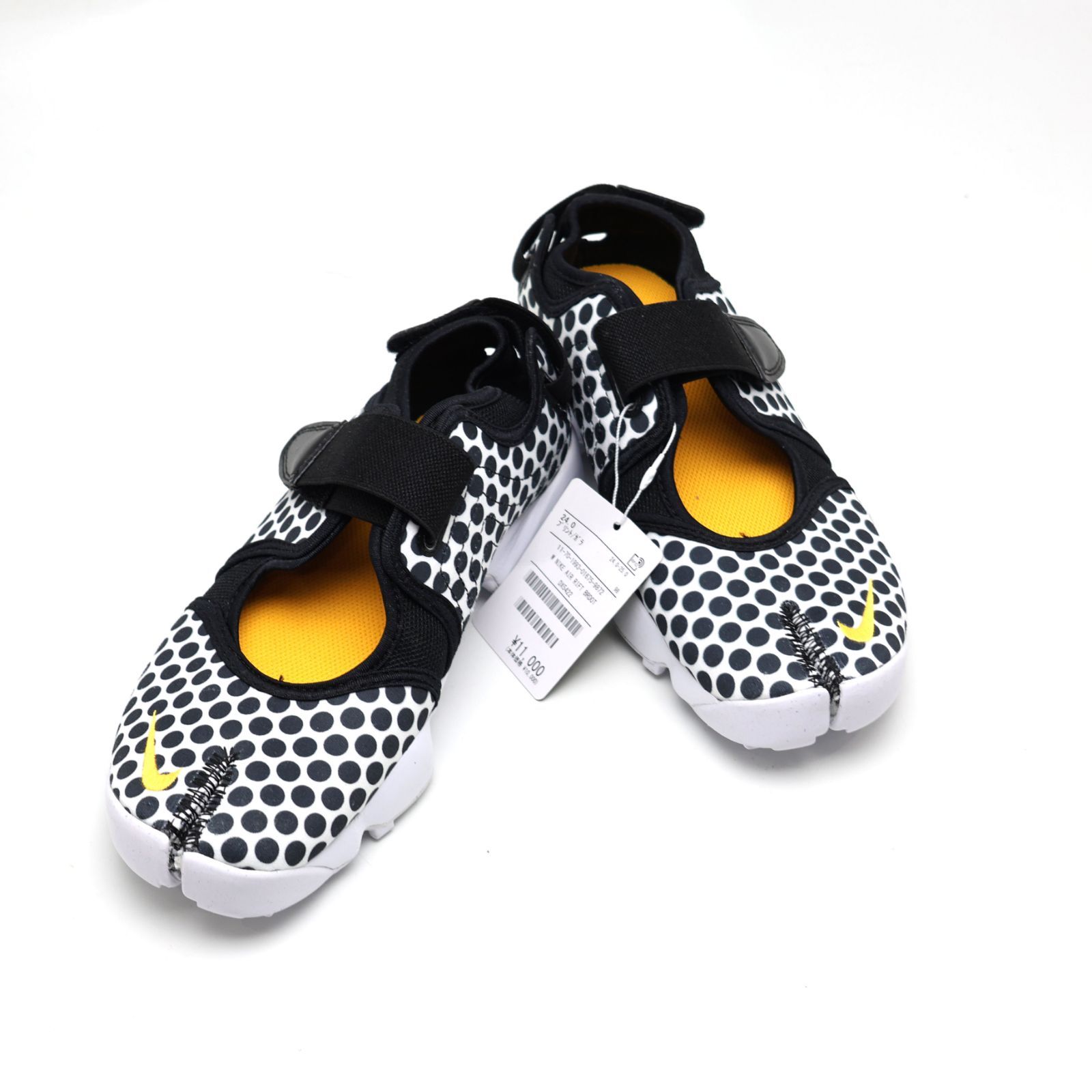 【楠本質店/元住吉】未使用　NIKE ナイキ　 エアリフト ブリーズ　 DX5422-001 サンダル　スニーカー　サイズ：24cm　ドット　ホワイト×ブラック