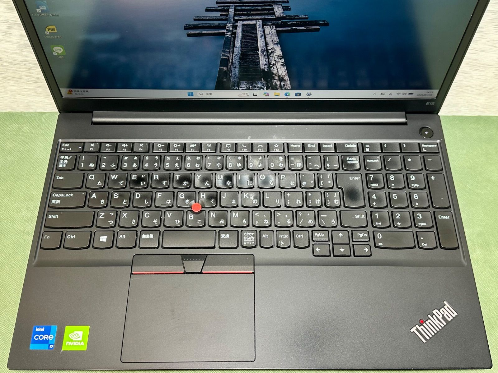 ThinkPad E15 Gen 2 | Core i7-1165G7 | RAM 16GB | SSD 512GB | MX450グラフィック | 15.6インチ | レノボ | 中古 ノートパソコン | 保証あり