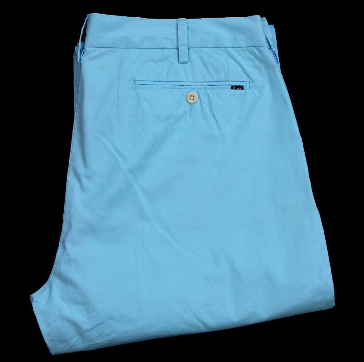 ポロ ラルフローレン CLASSIC FIT ピマ コットンパンツ ライトブルー W34 L34★363 クラシック トラウザーズ チノパン ストレート