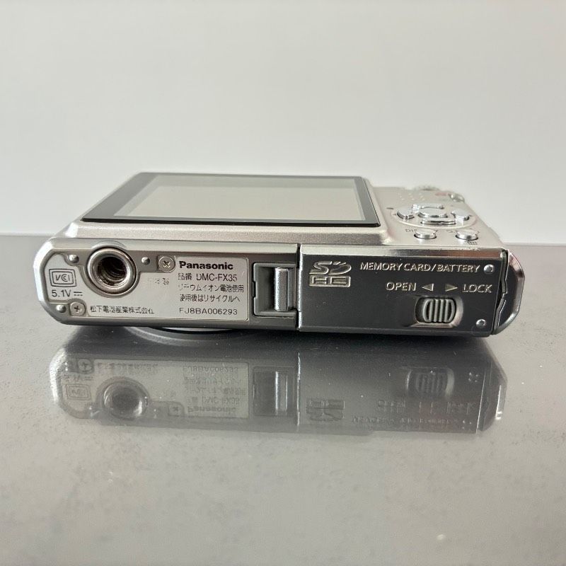 動作品】 Panasonic LUMIX DMC-FX35 Silver パナソニック ルミックス