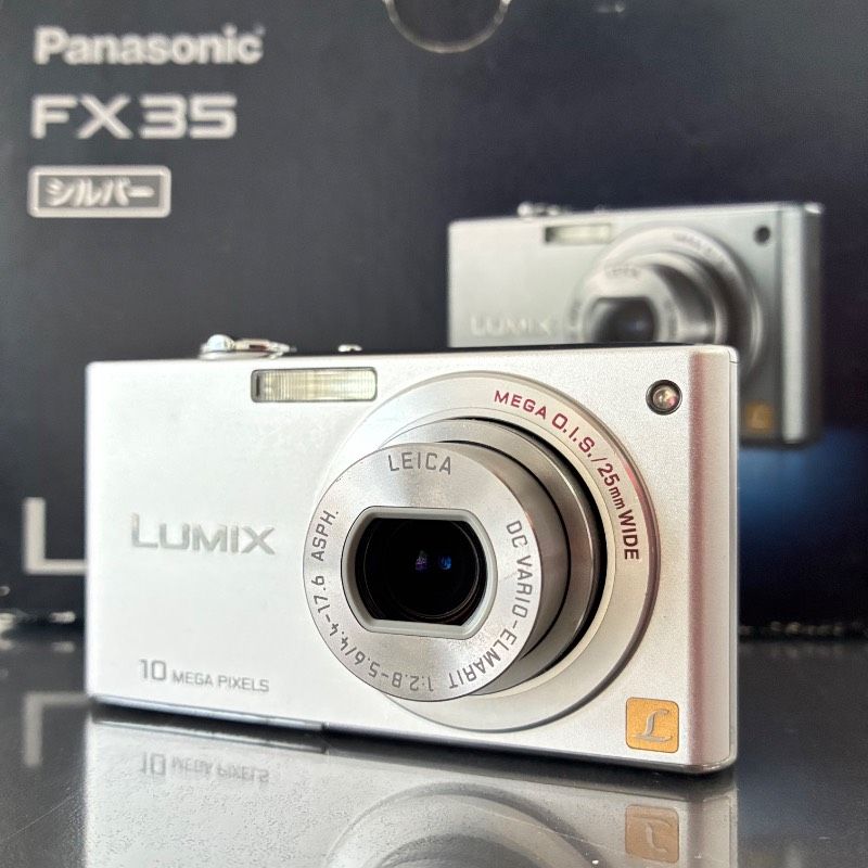 動作品】 Panasonic LUMIX DMC-FX35 Silver パナソニック ルミックス