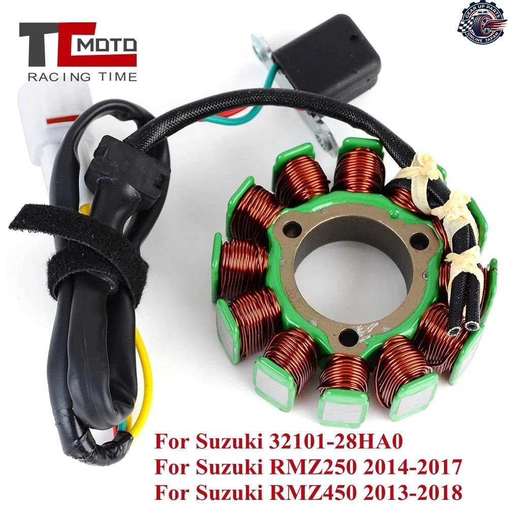 オートバイ用ステーターコイル RMZ250 2014 - 16 RMZ450 2013-2018 32101-28HA0 マグネトジェネレーターコイル RMZ 250 450