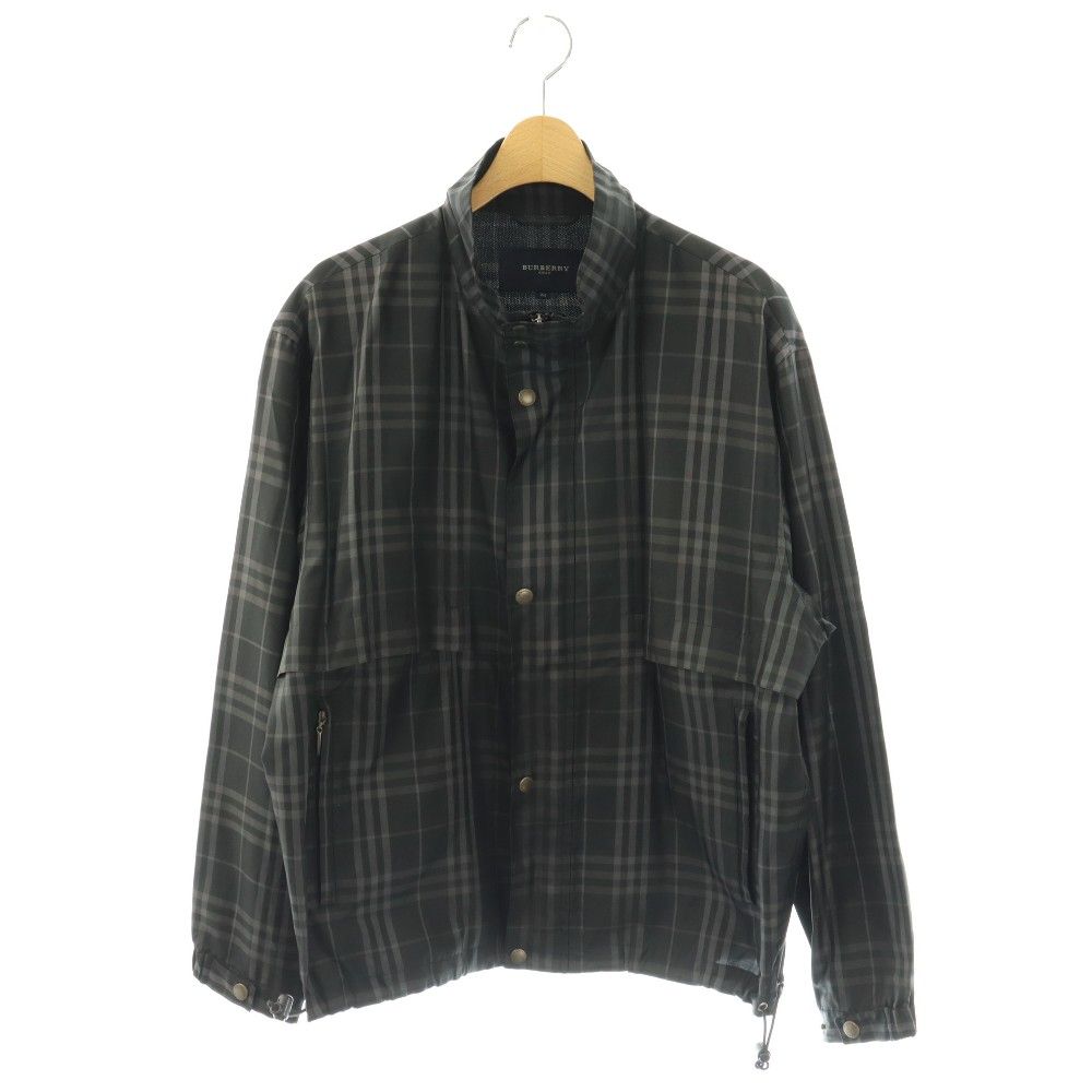 Burberry Golf BURBERRY GOLF Jumper Jacket Check Pattern M Black/SY ■OS