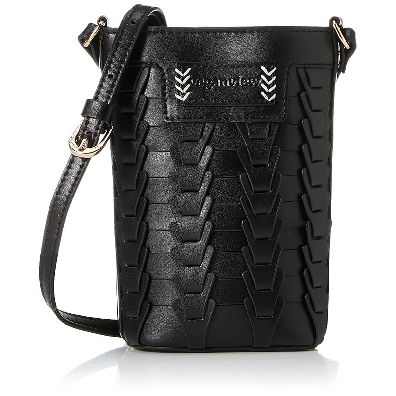 【新品】 [ヴィーガンビュー] v piece mesh mini shoulder bag VV00104 ブラック (10)