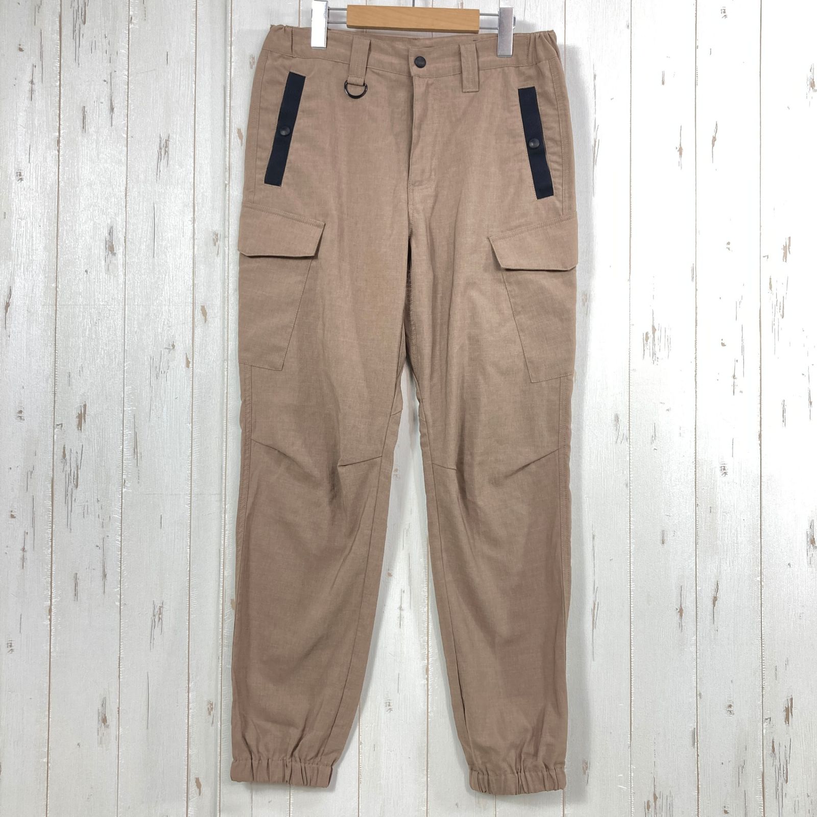 ✉️Men's M ベージュ系 Narifuri ( ナリフリ ) タクティカル パラシュート パンツ Tactical Parachute Pants TOKYO WHEELS別注 ポリエステル ウェア ボトムス ロングパンツ z0005