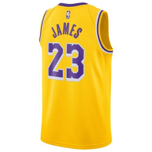 nike ナイキ メンズ NBA Swingman Jersey （Los Angeles Lakers/Lebron James/Amarillo） スウィングマンジャージ ユニフォーム レブロン・ジェームズ