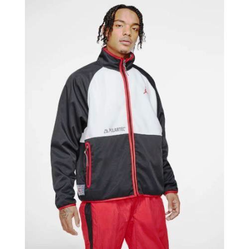 nike ナイキ ジョーダン メンズ Jordan AJ11 Polartec Fleece Jacket（Black/White/Gym Red） アウター フリースジャケット ジャンパー ストリート