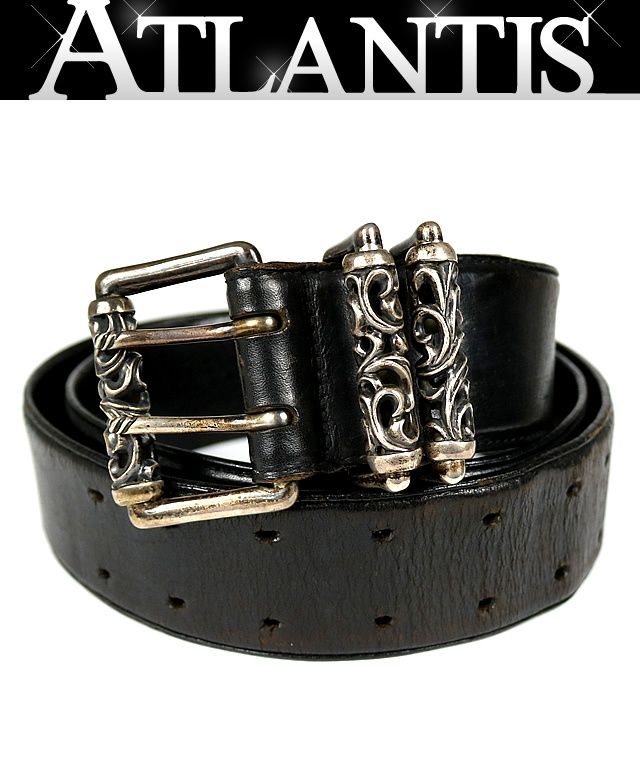 クロムハーツ　ダブルピン　ローラーベルト CHROME HEARTS 銀座店 クロムハーツ ダブルピンローラーベルト