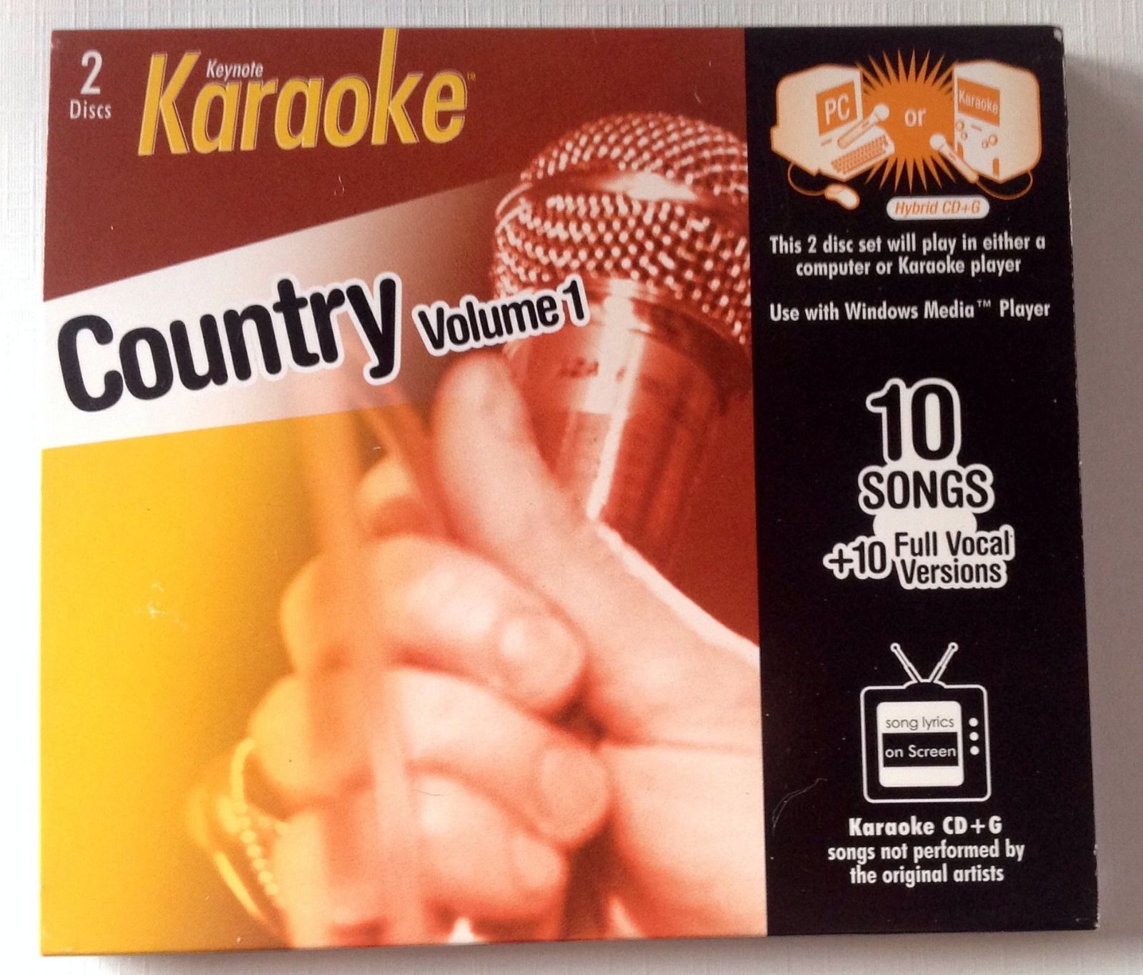 【CD】Keynote Karaoke Hybrid Series: Country 1