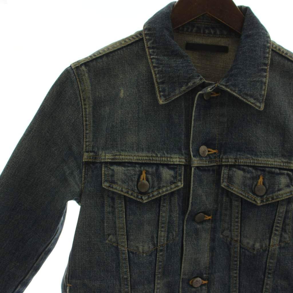 リチウム オム LITHIUM HOMME ジャケット 上着 46 青 ブルー 無地 