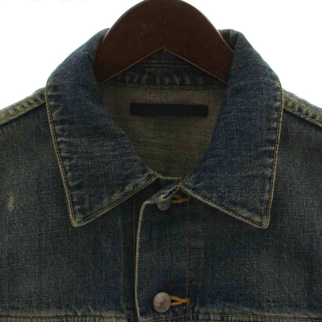 リチウム オム LITHIUM HOMME ジャケット 上着 46 青 ブルー 無地 