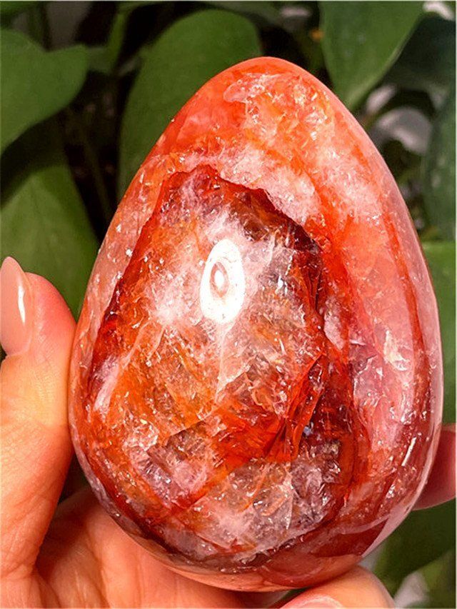 AAAA級天然赤ゴム花水晶原石YT12U3/78U10D