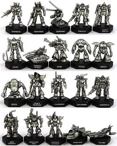 【中古】食玩 トレーディングフィギュア 全20種セット 「機動戦士ガンダム マイクロフィギュアセレクション」