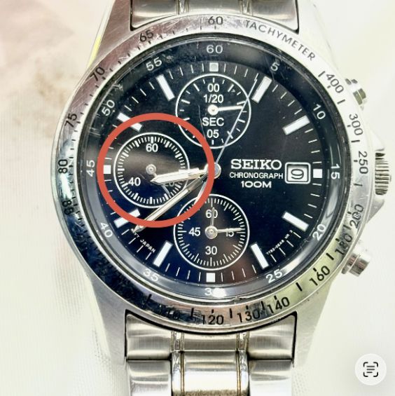 ❗️✨SEIKOクロノグラフ人気モデル✨❗️】7T92 タキメーター搭載 