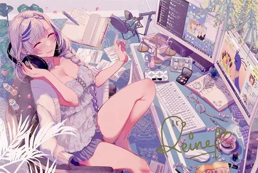 【中古】ポストカード パヴォリア・レイネ 直筆サイン入り飯田ぽち。描き下ろし ポストカード 「バーチャルYouTuber ホロライブ パヴォリア・レイネ 誕生日記念2022」 グッズセット購入特典