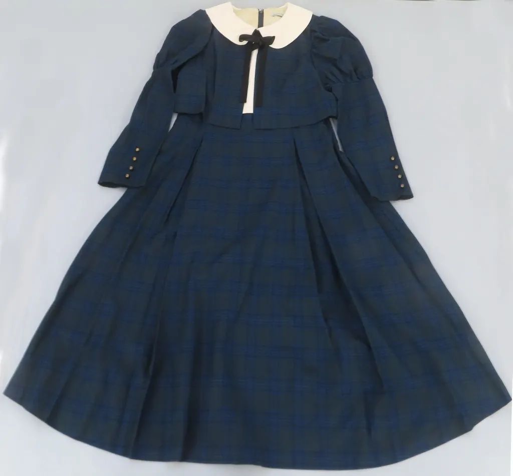 中古】ワンピース 神田沙也加 クロエが微笑むワンピース(チェック