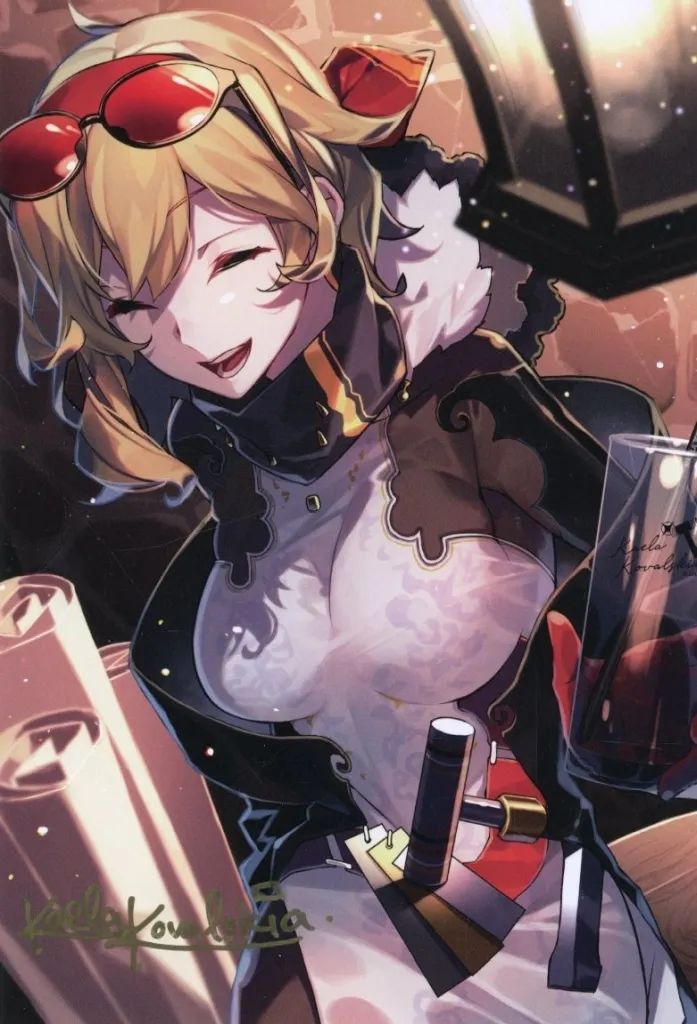 【中古】ポストカード カエラ・コヴァルスキア 直筆サイン入り悌太描き下ろしポストカード 「バーチャルYouTuber ホロライブ カエラ・コヴァルスキア 誕生日記念2022 グッズセット」 購入特典