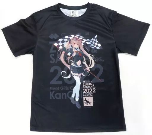 【中古】衣類 村雨 RQ mode ZUI Fes.艦娘公式Tシャツ ブラック Fサイズ 「艦隊これくしょん～艦これ～ C2機関 “瑞雲”＆“秋刀魚”祭り2022 in FSW ZUI Fes.」