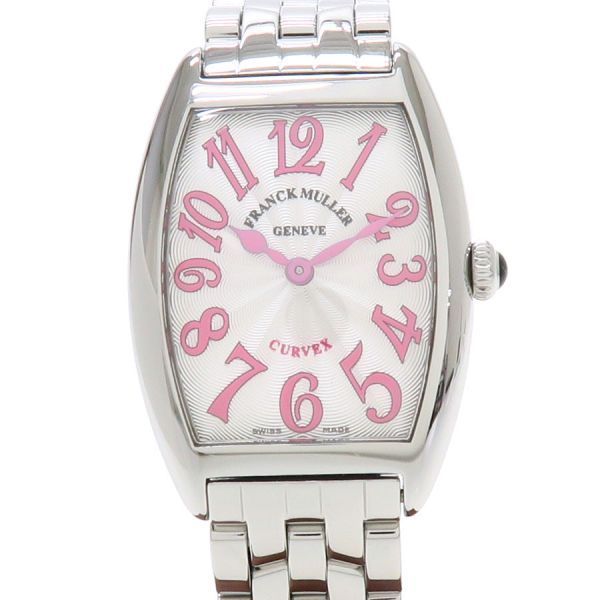 フランクミュラー トノーカーベックス W:25×H:35mm 1752BQZ レディース 腕時計【Aランク】【中古】