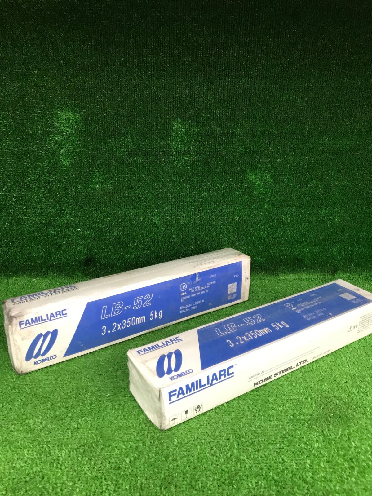 【未使用品】【0906】KOBELCO 溶接棒 LB-52 3.2×350mm 5kg×2箱　IT9G60BXKHDW