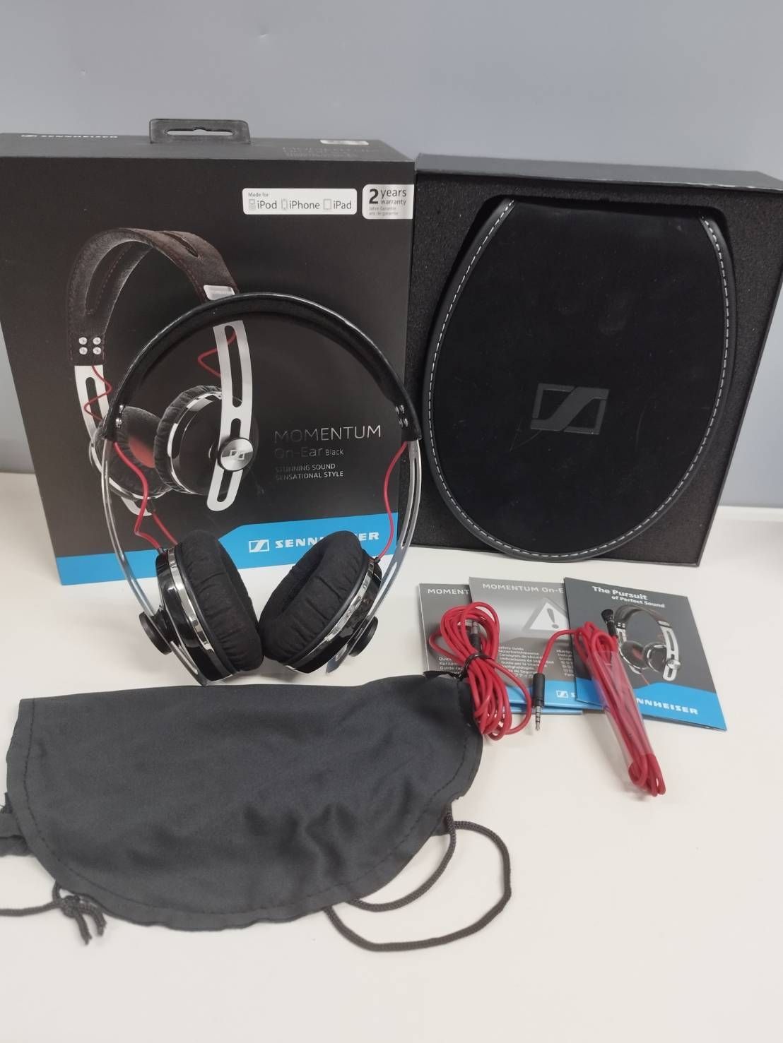 良品】SENNHEISER MOMENTUM On-Ear Black/有線ヘッドホン - メルカリ