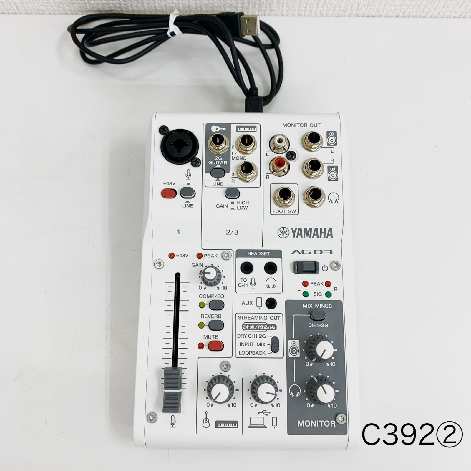 YAMAHA AG03MK2 ライブストリーミングミキサー C392②