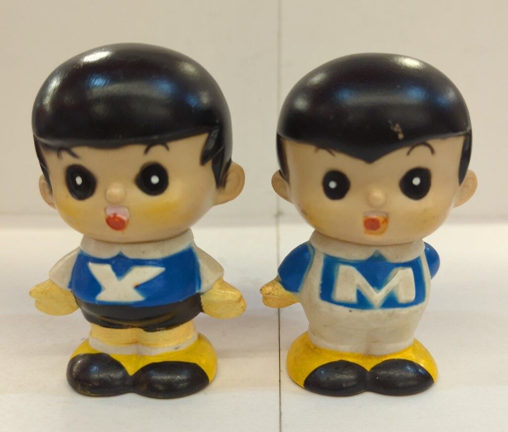 ヤンマー 貯金箱 ヤン坊マー坊 2種セット 約95mm