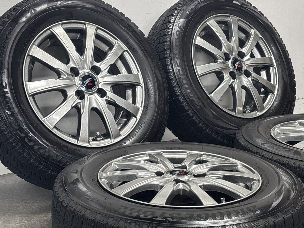 美品】FANG 14in 5.5J +38 PCD100 ブリヂストン ブリザック VRX2 175