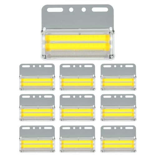 Takenous 竹村商会 led サイドマーカー ダウンライト マーカーランプ 24v 10個入り トラック (アンバー)ts 62a5827b
