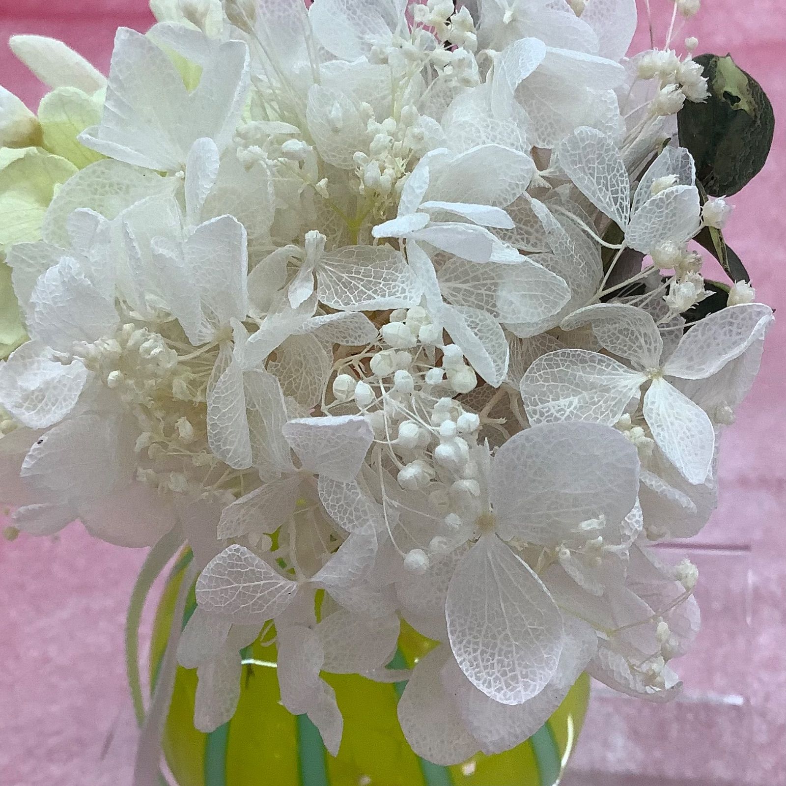 まぁるい一輪挿し 石塚硝子 アデリアクリスタル 手造り品 ブーケ二個