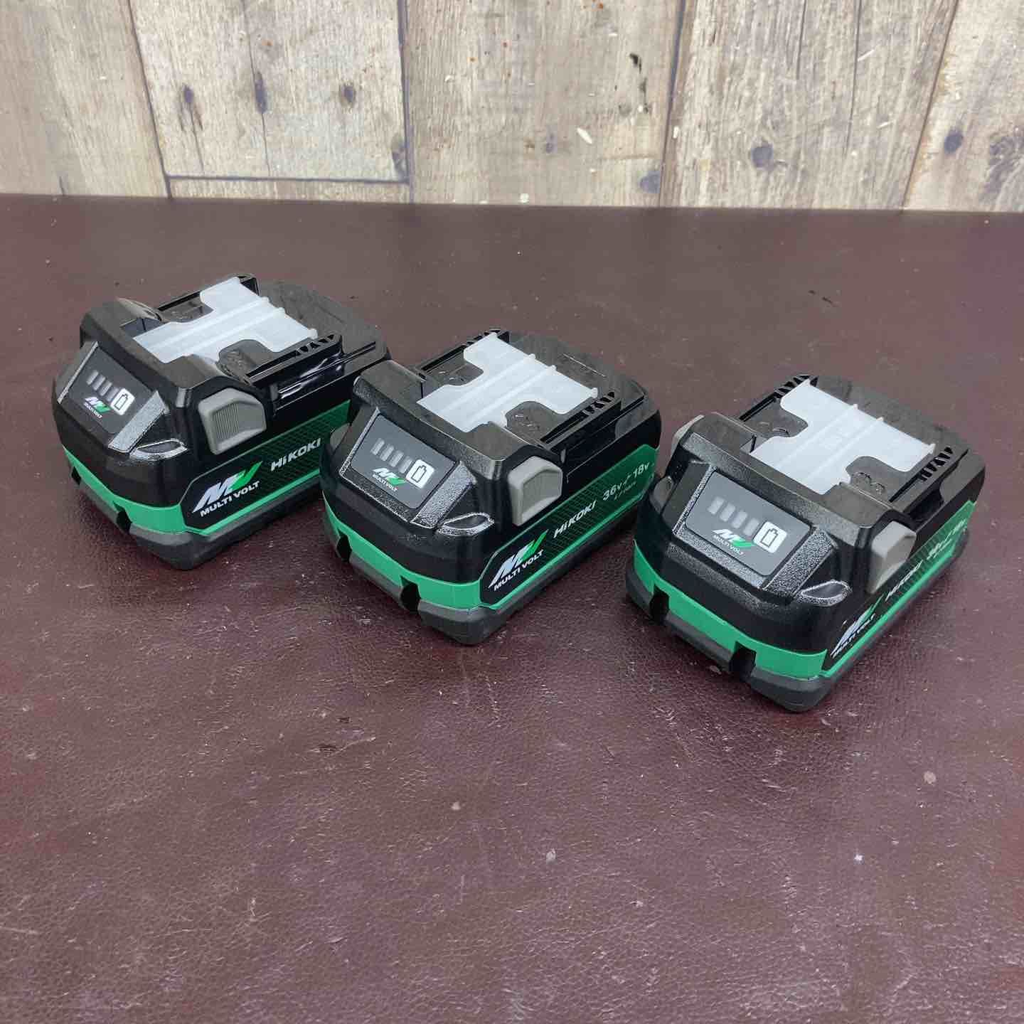 【未使用(店頭展示品)】ハイコーキ(HIKOKI ※旧:日立工機) リチウムイオンバッテリー 36V/2.5Ah BSL36A18X 3個まとめ 【東大和店】