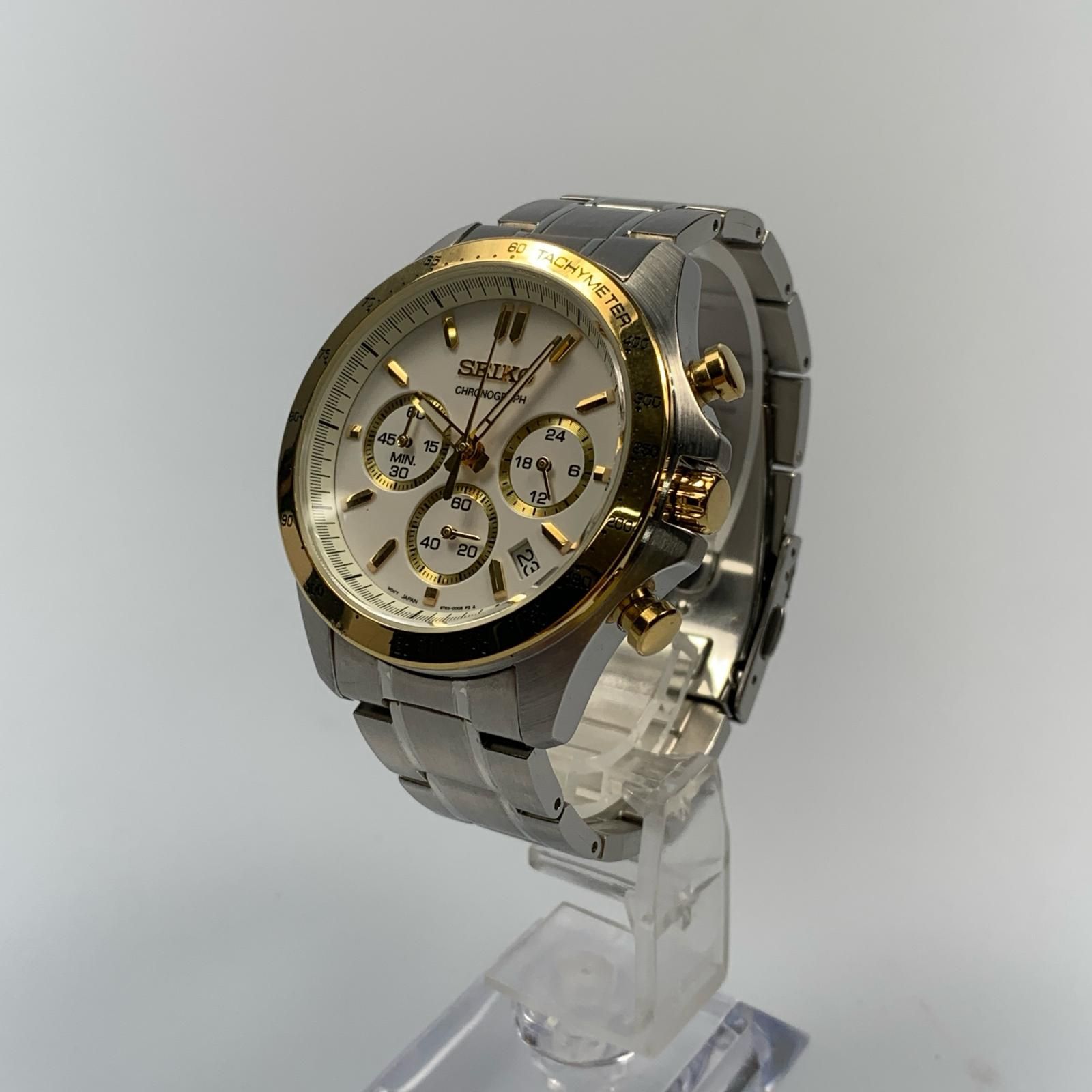 【姫路東店】 中古 SEIKO | セイコー 腕時計 SPIRIT SBTR024 アナログクォーツ シルバー 【131】