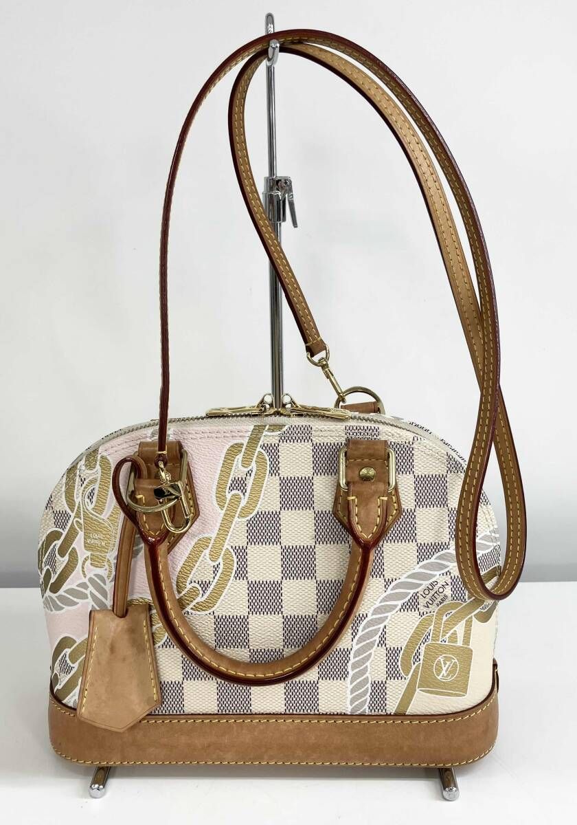 LOUIS VUITTON ルイヴィトン ダミエアズール ノーティカルアルマBB 機番無し N40472 2Way ショルダー ハンドバッグ
