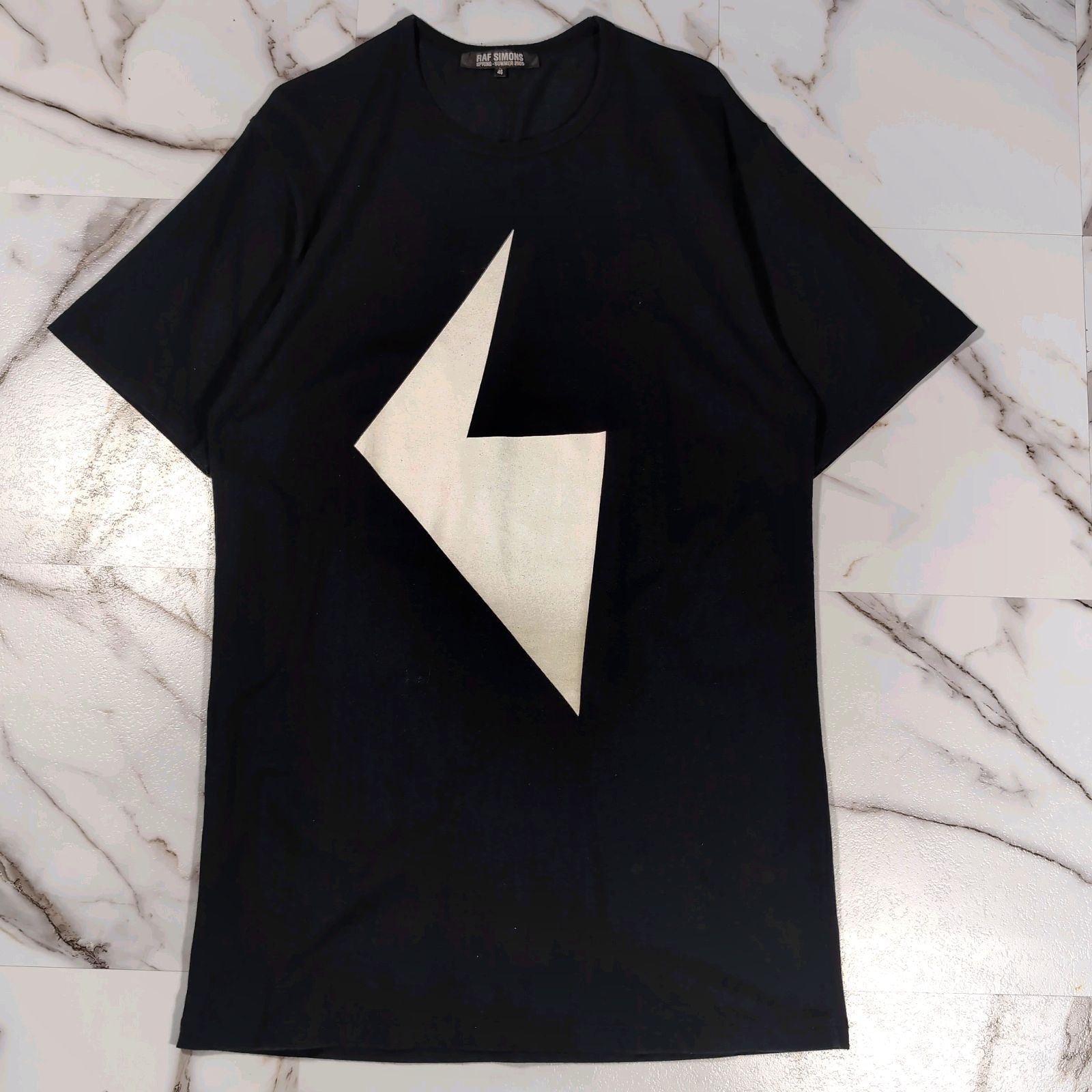 05SS History of my world期 S/S TEE lightning print 黒 46(M)
