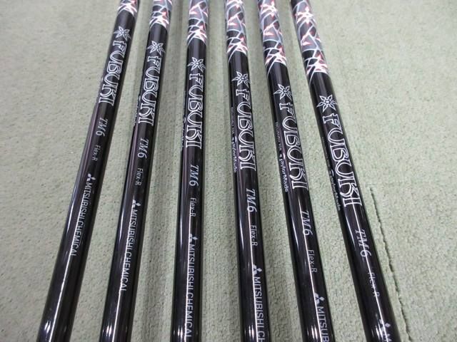 1614]アイアンセット テーラーメイド M4/FUBUKI TM6(JP) 6本セット/R