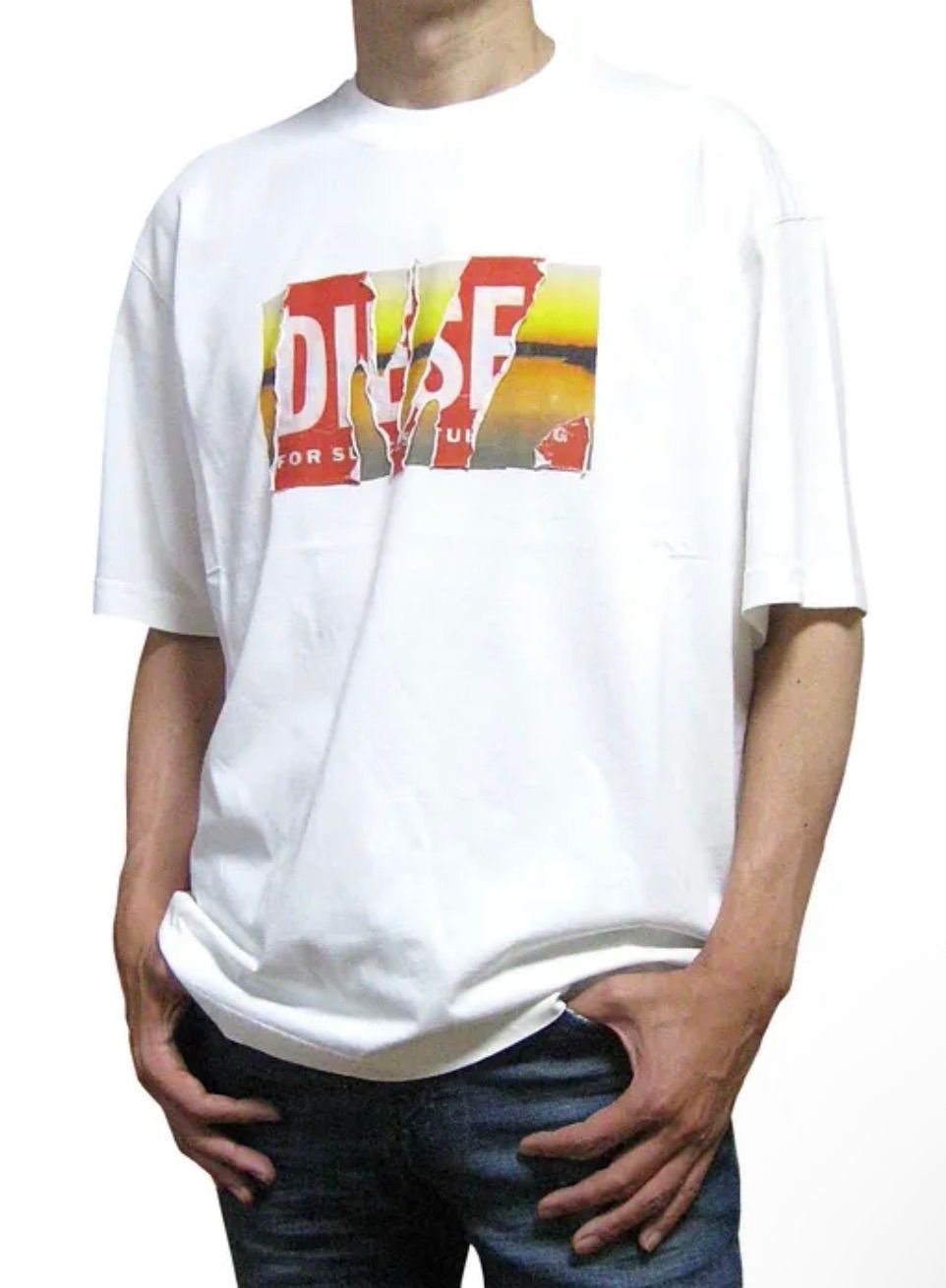 ☆ DIESEL ☆ ピールオフプリント 半袖Tシャツ