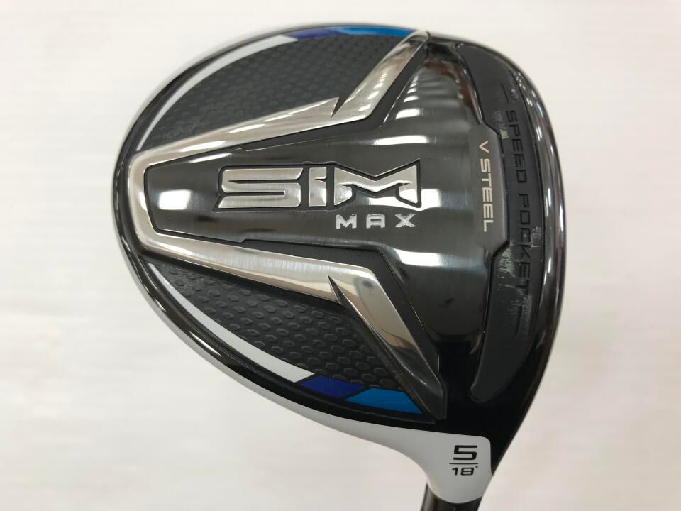 テーラーメイド　SIM MAX　18度　TENSEI BLUE TM50　SRフレックス　フェアウェイウッド　中古【最短即日発送】