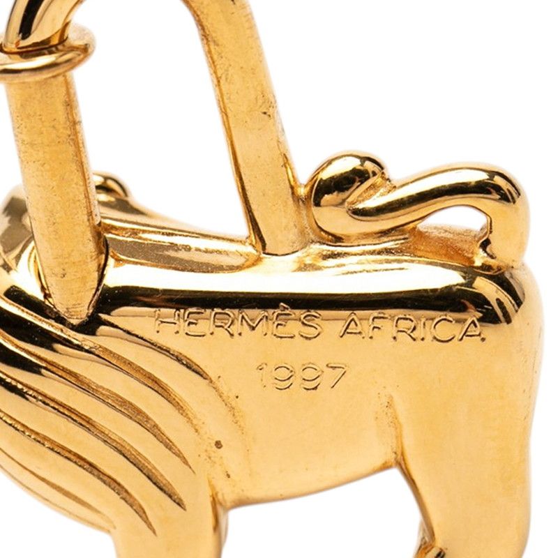 エルメス エルメス HERMES カデナ 1997 ライオン ゴールド ライオン 