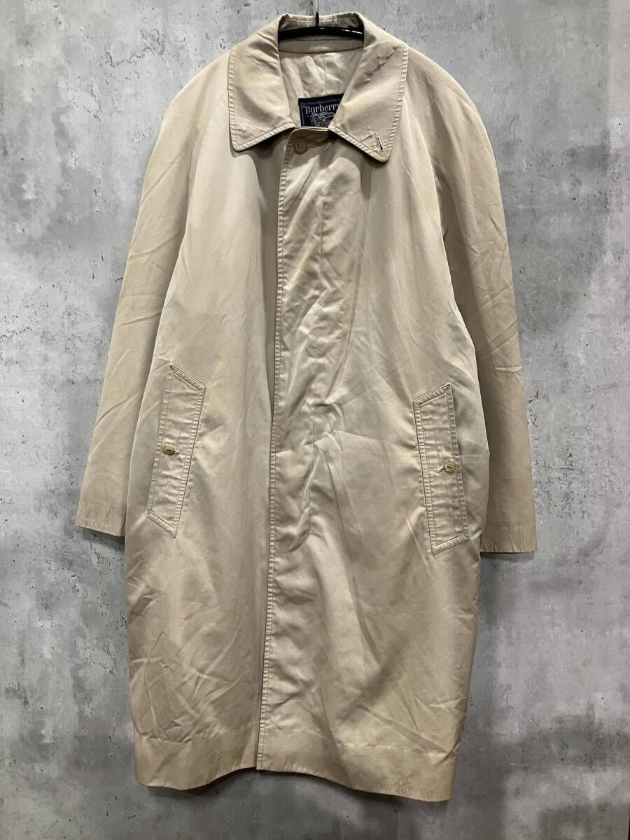 Burberrys’ ステンカラーコート イングランド製 size M ベージュ バーバリー