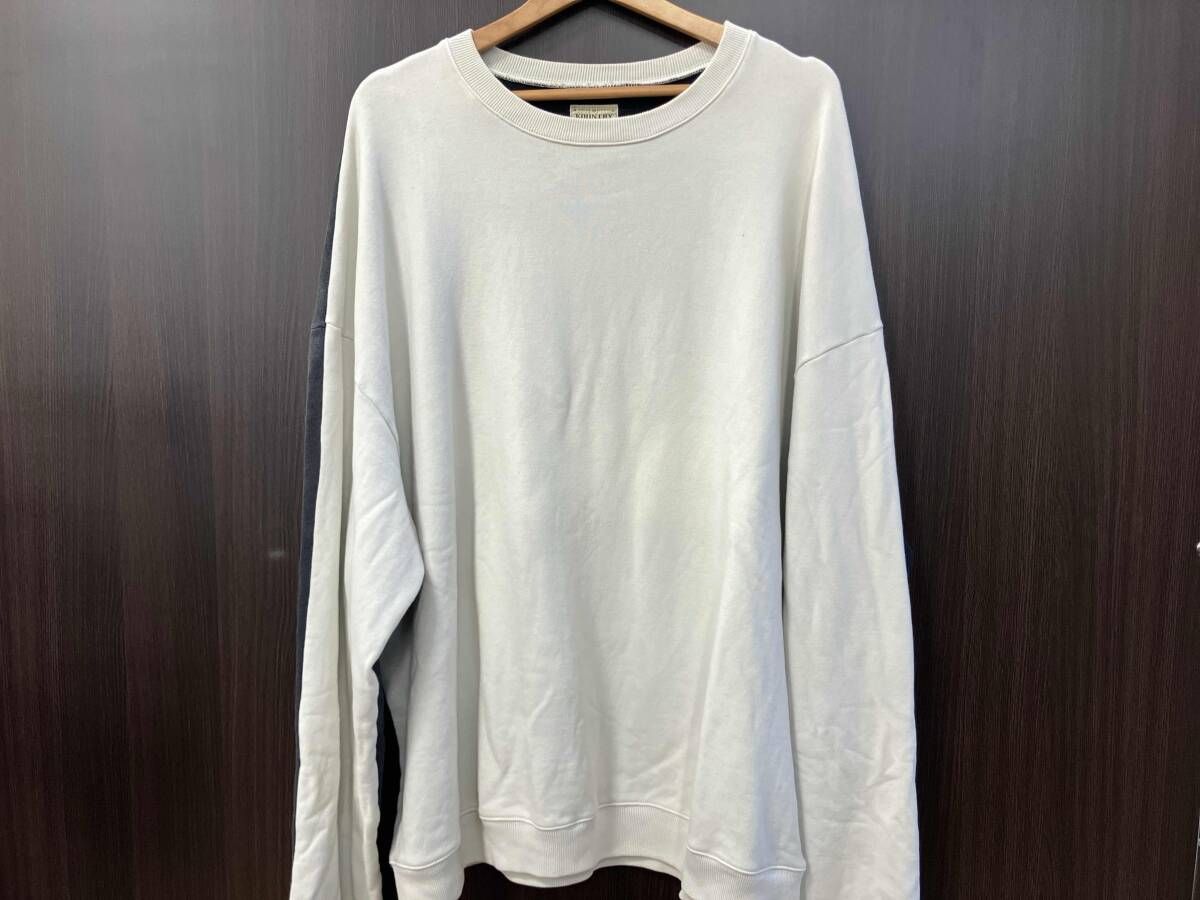 KAPITAL/スウェット/EK-1139/裏毛2TONE BONE/プリント割れ有