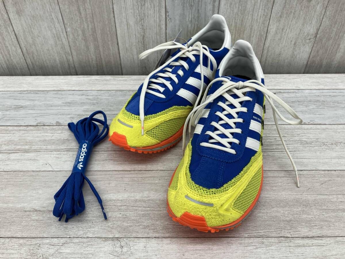 adidas／アディダス／PARA BAD BUNNY／BB ADIZERO 72／スニーカー／27.cm／メンズ／ブルー／イエロー／オレンジ／JQ8757