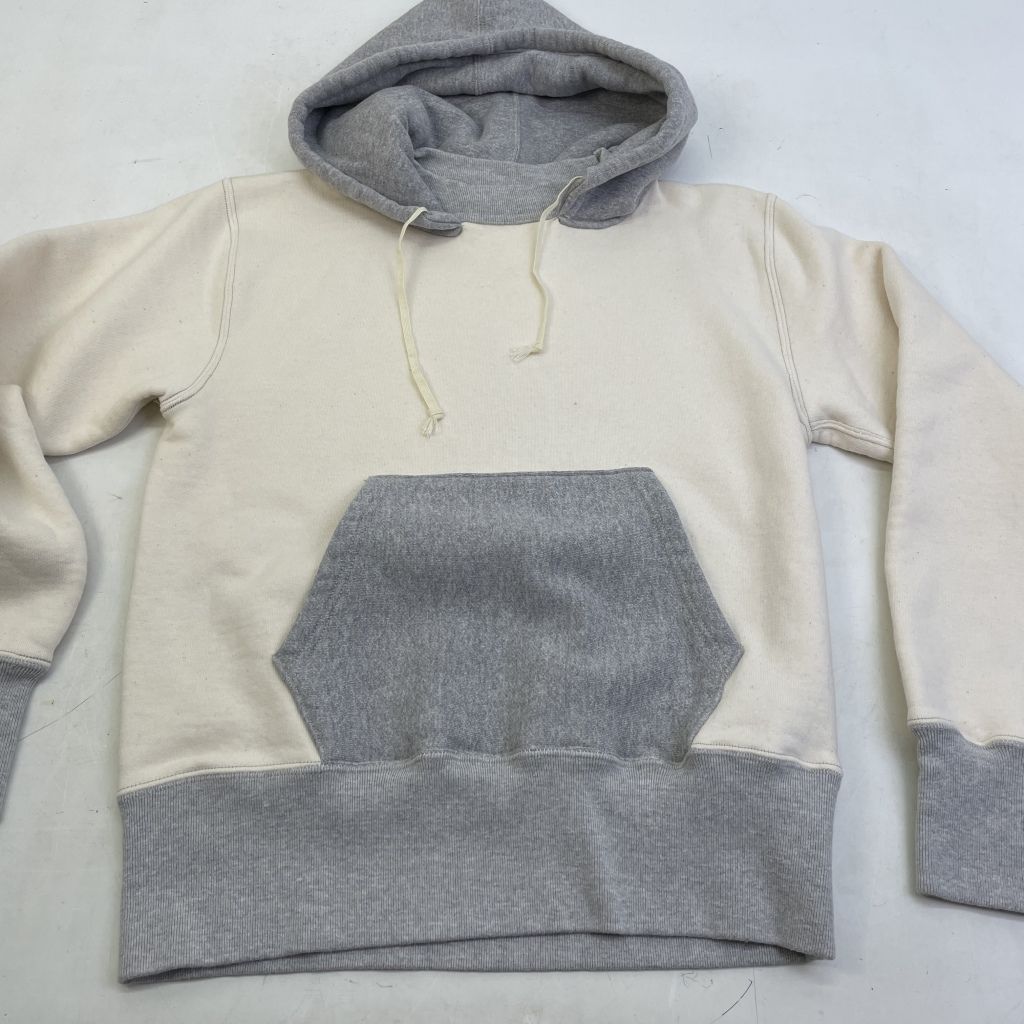 01w-6715 クッシュマン CUSHMAN TWO TONE SWEAT PARKA ツートーン 