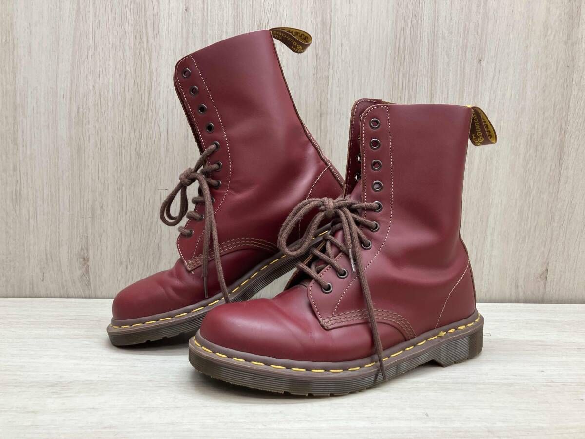 Dr.Martens 1490 10ホール チェリーレッドカラー ブーツ ENGLAND製
