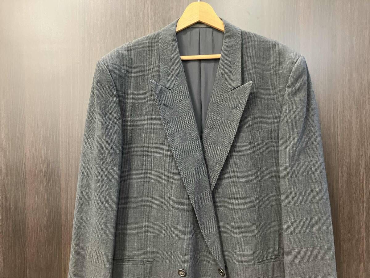 COMME des GARCONS HOMME/テーラードジャケット/HJ-12043/93AW/チェック柄/麻