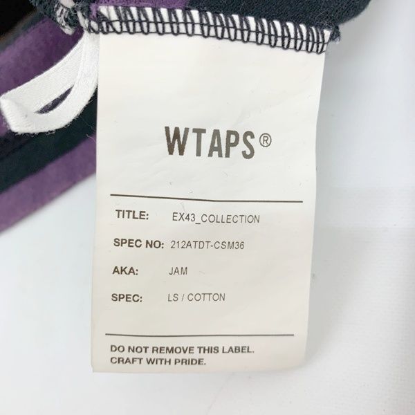 WTAPS ダブルタップス ボーダー 長袖 カットソー ロンT JAM LS TEE 