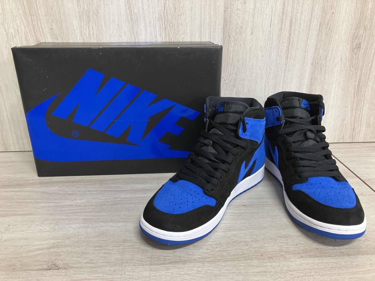 NIKE ナイキ スニーカー AIR JORDAN 1 DZ5485-042 28.5cm ブラック/ブルー 箱有り