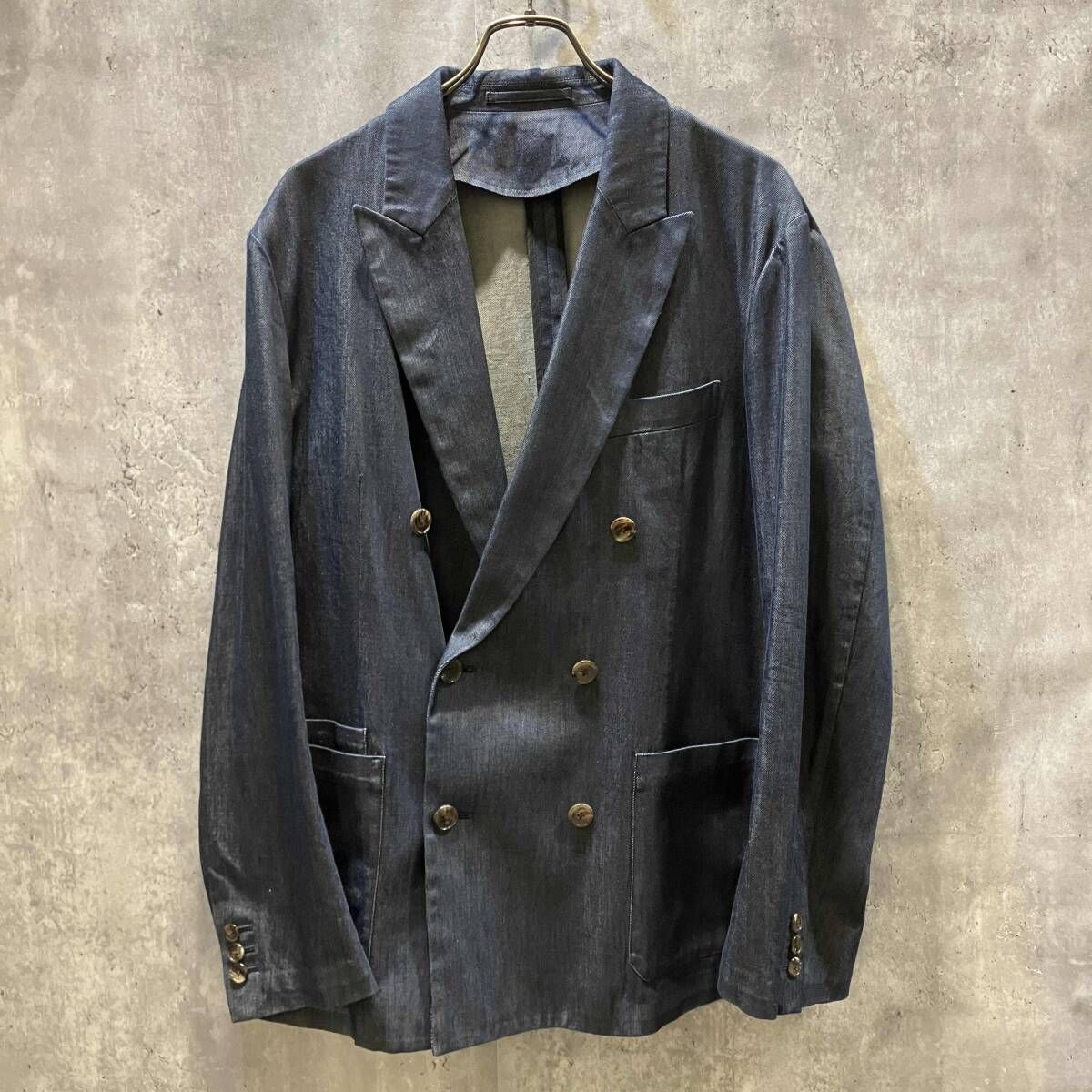 TOMORROWLAND CABaN tailored jacket navy sizeL テーラードジャケット 