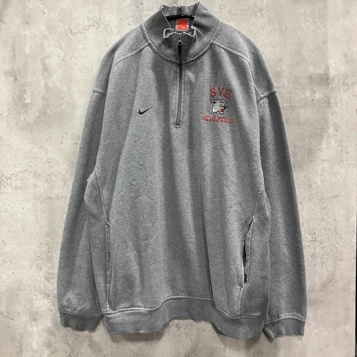 NIKE ハーフジップスウェットシャツ size L グレー ナイキ 5,978円